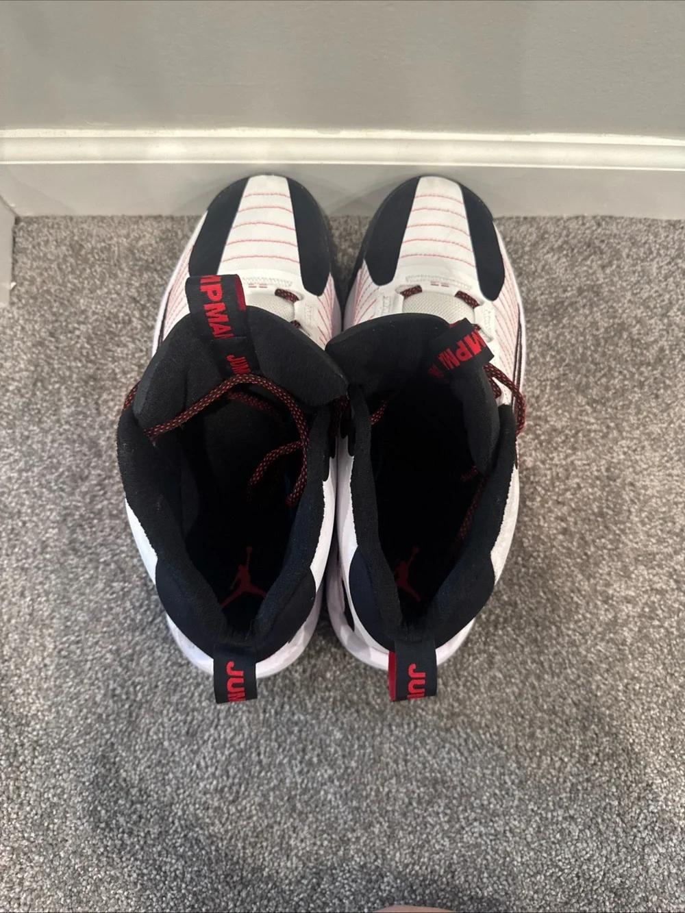 Jordan Jumpman 2021 White University Red Black Size 12 (CQ4021-100)
